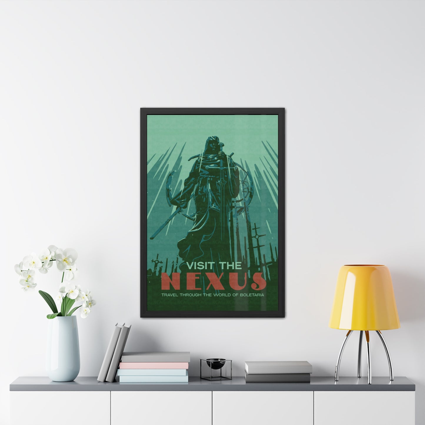 Visit The Nexus Travel Poster (Framed)