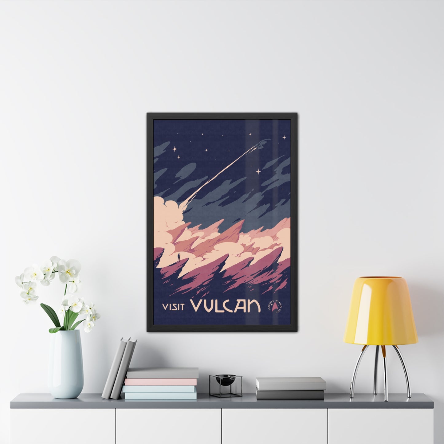 Visit Vulcan Travel Poster (Framed)